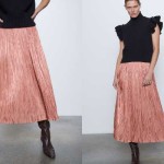 Zara plisirana-satenska-midi-suknja